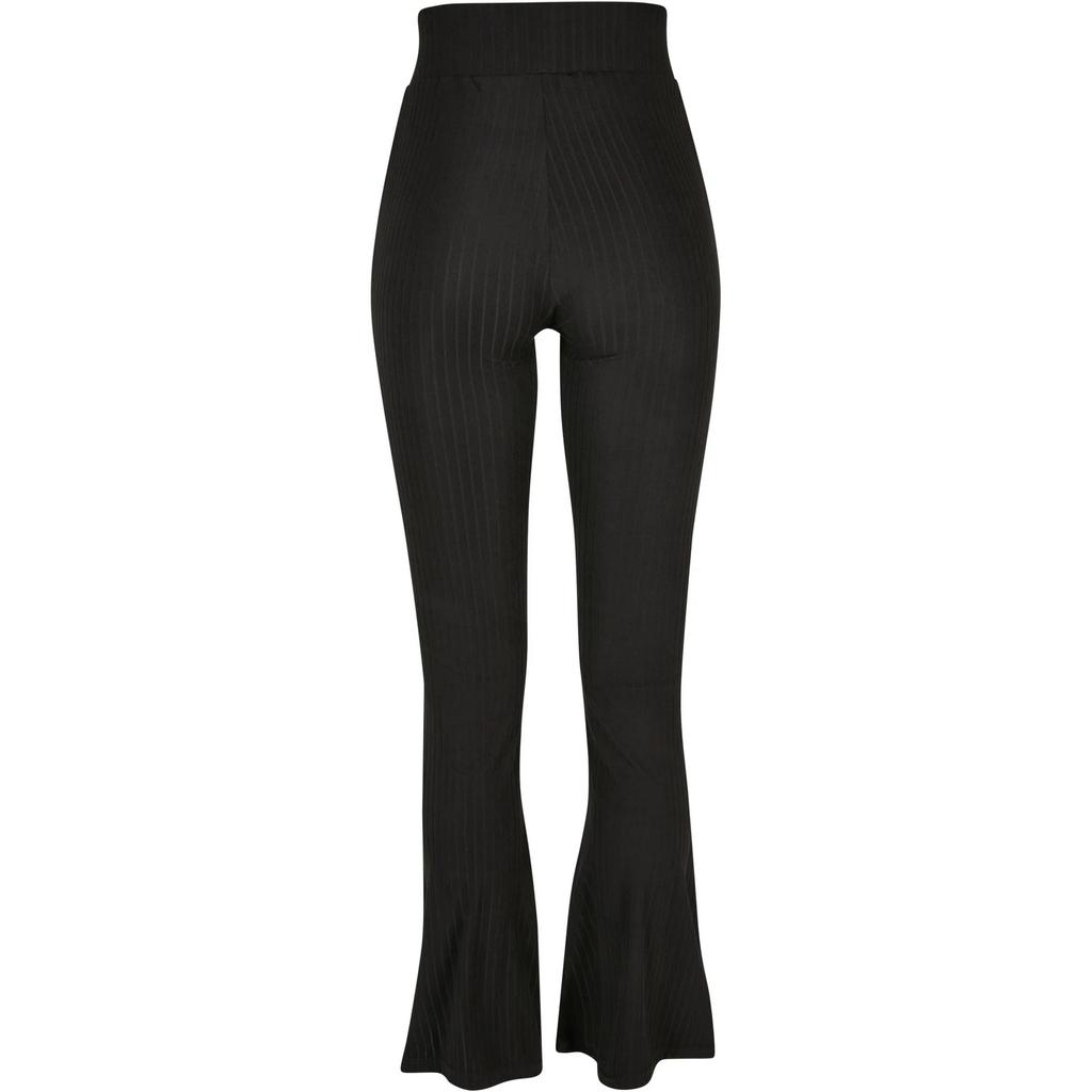 Urban Classics Womens/Ladies Ribbed Flared High Waist Leggings