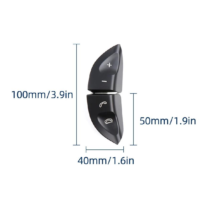 Lenkrad-Multifunktionsschalter-Tastenabdeckung für Mercedes Benz W220 W215 S430 S500 S600 CL500 CL600 1998-2006