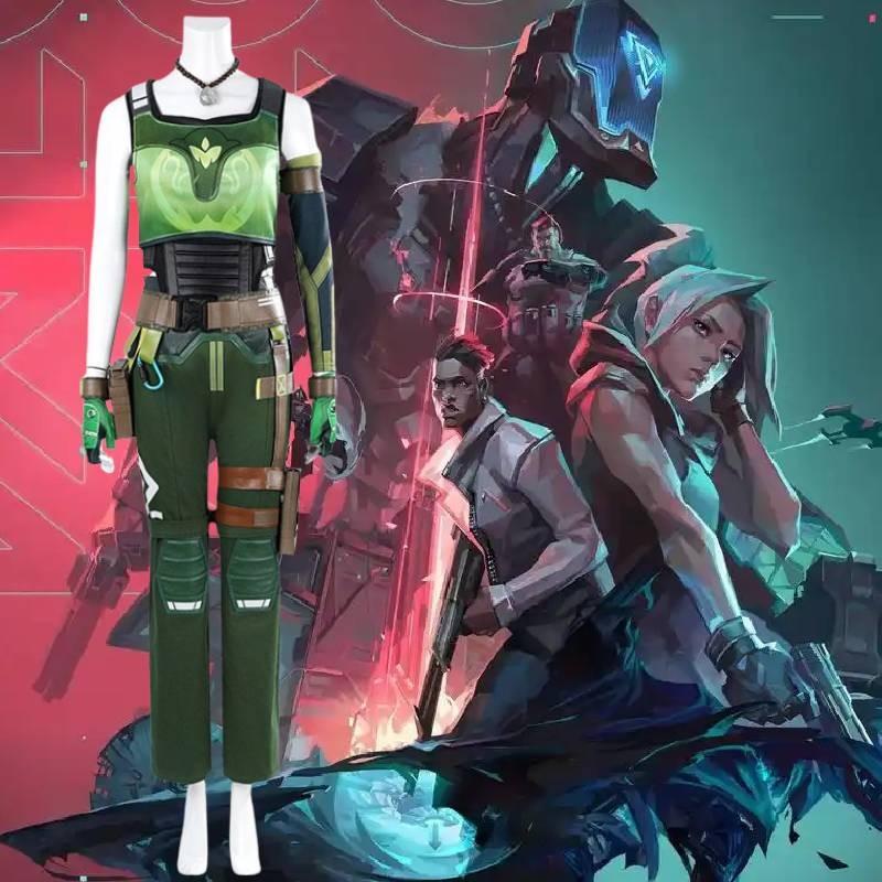 Valorant Skye Spandex Cosplay Costume For Gaming Conventions Anime Roleplay Events