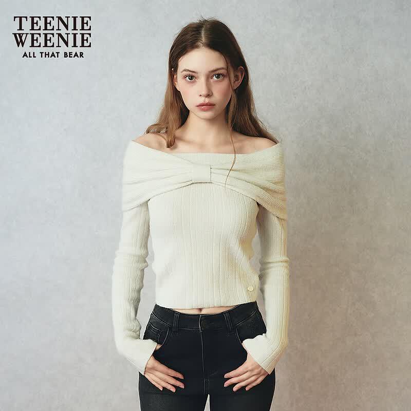 Teenie Weenie Women s Bear Knit Sweater M