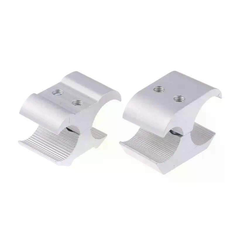 Universal Aluminum Alloy Pipe Clamp for Wheelchair Frames, Quick-Install & Heavy-Duty Safety Connector