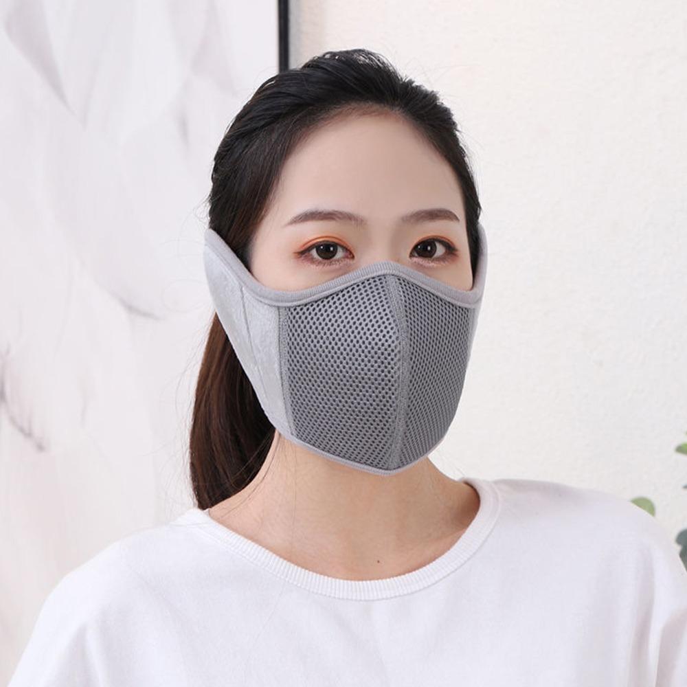 Plush Thermal Earmuffs Mask Warm Ear Warmer Winter Fleece Winter Mask