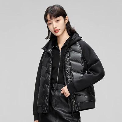 Women's Hooded Slim-Fit Short Down Jacket
