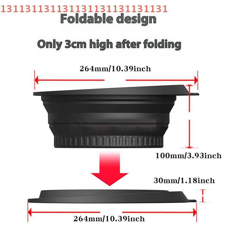 Portable Face Dipping Bowl for Ice Bath And Home Skincare Routine for Women And Girls 1 Pcs Large Foldable Silicone Bowl