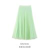 Kaslead New Arrival Women's Clothing Fashion Style Fashion Minimalist Versatile Pleated Midi Dress 3666088