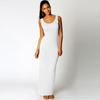 Bodycon Sleeveless Women Maxi Dress Oneck Casual Beach Long Tank Sundress