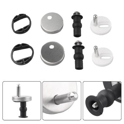 2pcs Toilet Seat Hinges Top Close Soft Release Quick Fitting Heavy Duty Hinge For Toilet Seat Hinges Toilet Accessories