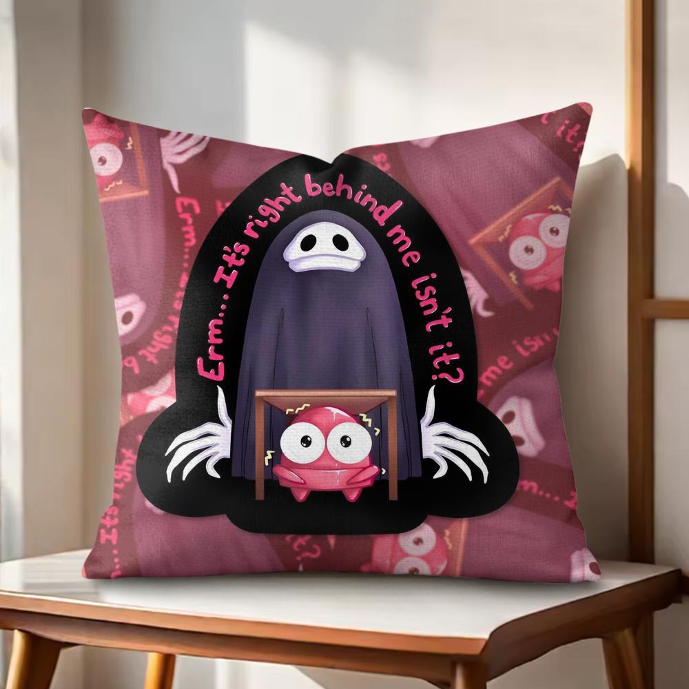 Horrible Games RREPOS Cushion Cover Natural Linen Organic Fabric DoubleSided Printing Couch Pillow Covers Home Decor