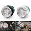 M30x1.5 Motorcycle Fuel Tank Caps With 0-200℃ Oil Temperature Gauge Pointers Dial Meter Black/Silver Gauge