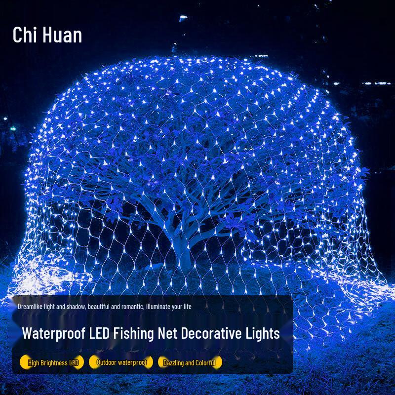 Outdoor Waterproof LED Net String Lights
