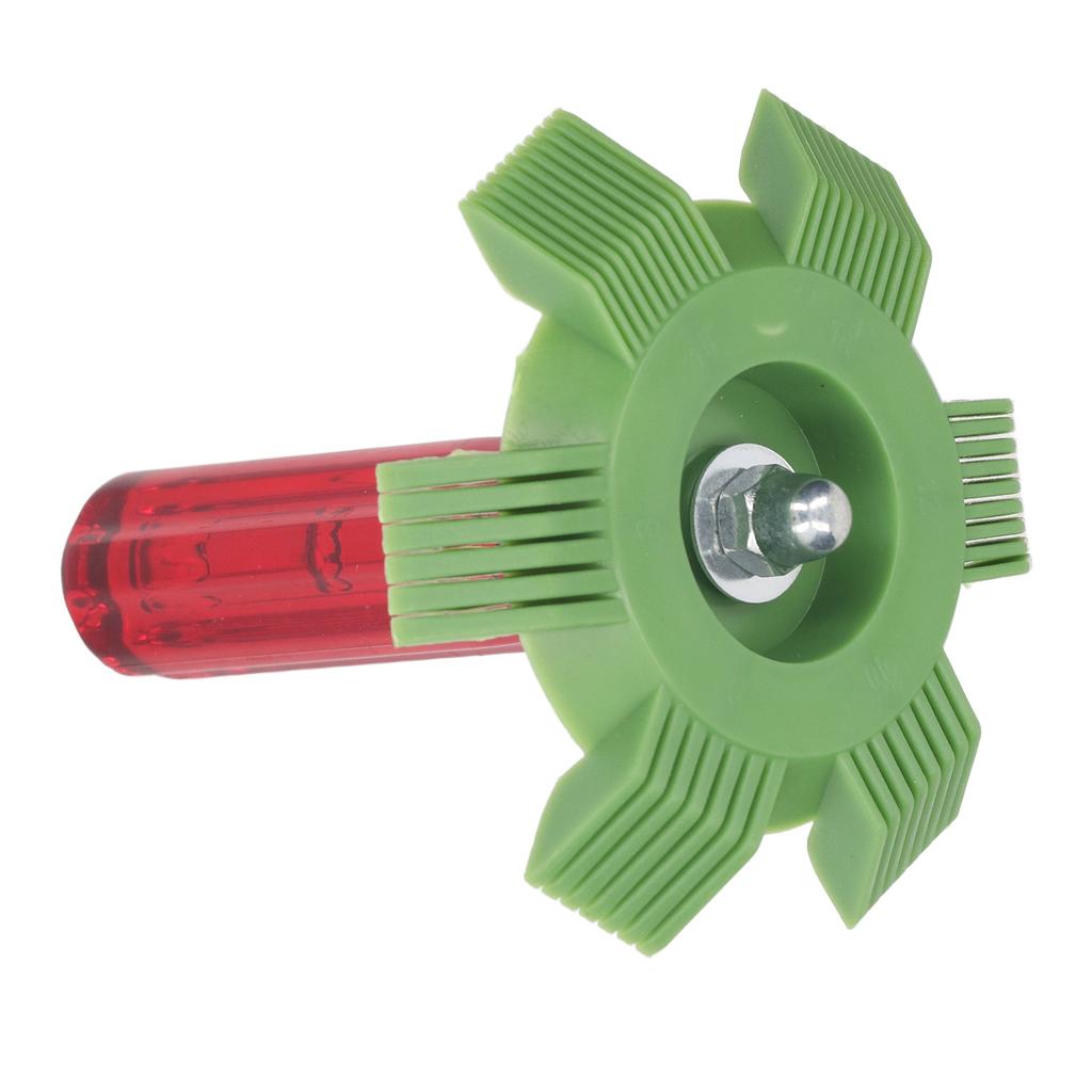 2 Buc Pieptene Aripioare Condensator Aer Condiționat Îndreptător Aripioare Instrument Curățare Aer Condiționat Verde