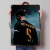 Jude Bellingham Jersey Printed Poster Customized Wall Art Retro Vintage Metal Tin Signs for Room Modern Home Decoration Luxury