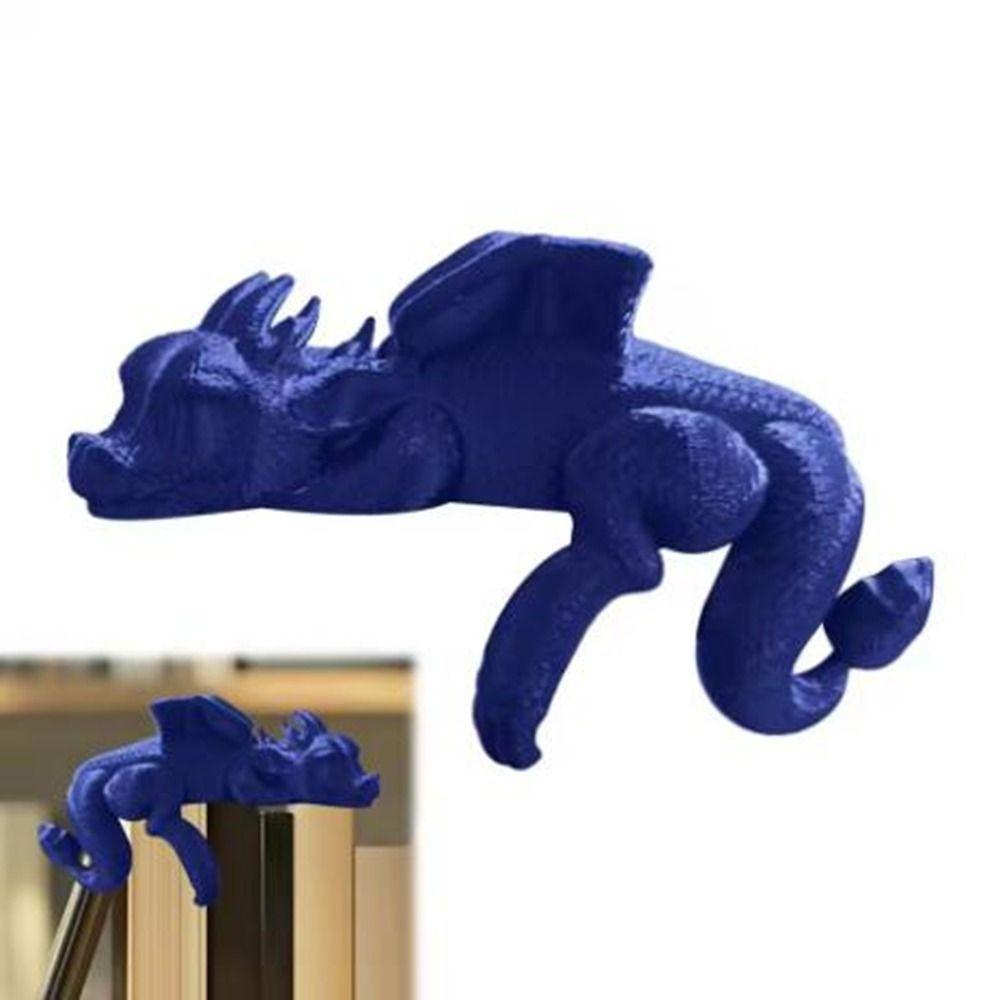 3D Printed Sleeping Dragon Bookshelf Plastic Dragon Figurine Dragon Ornament  Fantasy Enthusiasts