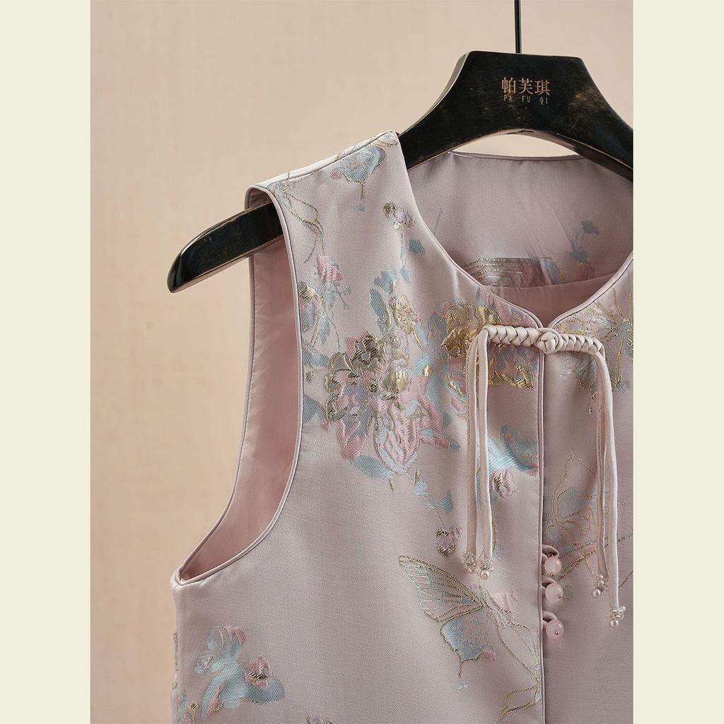 Spring and Autumn Vest Vest Autumn Temperament Personalized High-end Three-dimensional Top