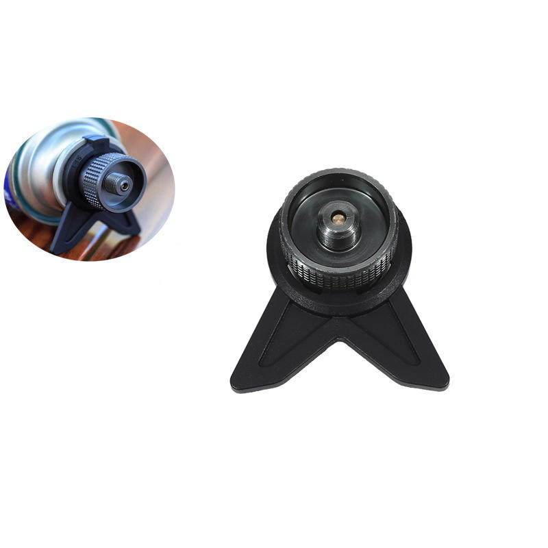 Camping Butane Adapter With Bracket Outdoor Portable Gas Tank Converter For Picnic Hiking Camping Equipment High Quality