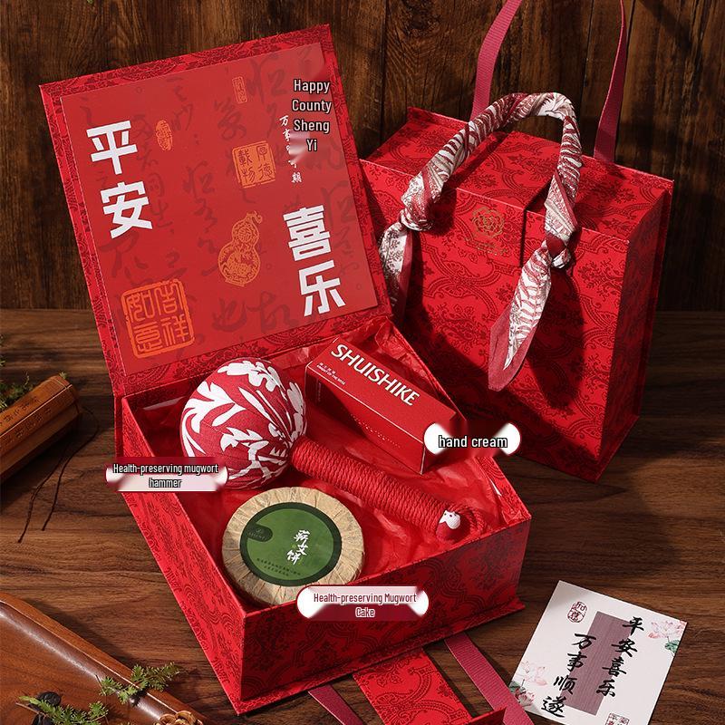 Dragon Boat Festival Sandalwood Gift Set: Perfect for Clients, Company Employees, and Special Occasions