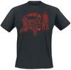Death Life Will Never Last Tee, Death Metal T-Shirt with Red Logo & Skull Back Print, Death Band Fan Merch