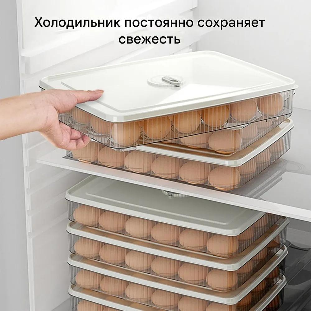Egg Storage Box For Refrigerator, Food Grade, For Preservation.