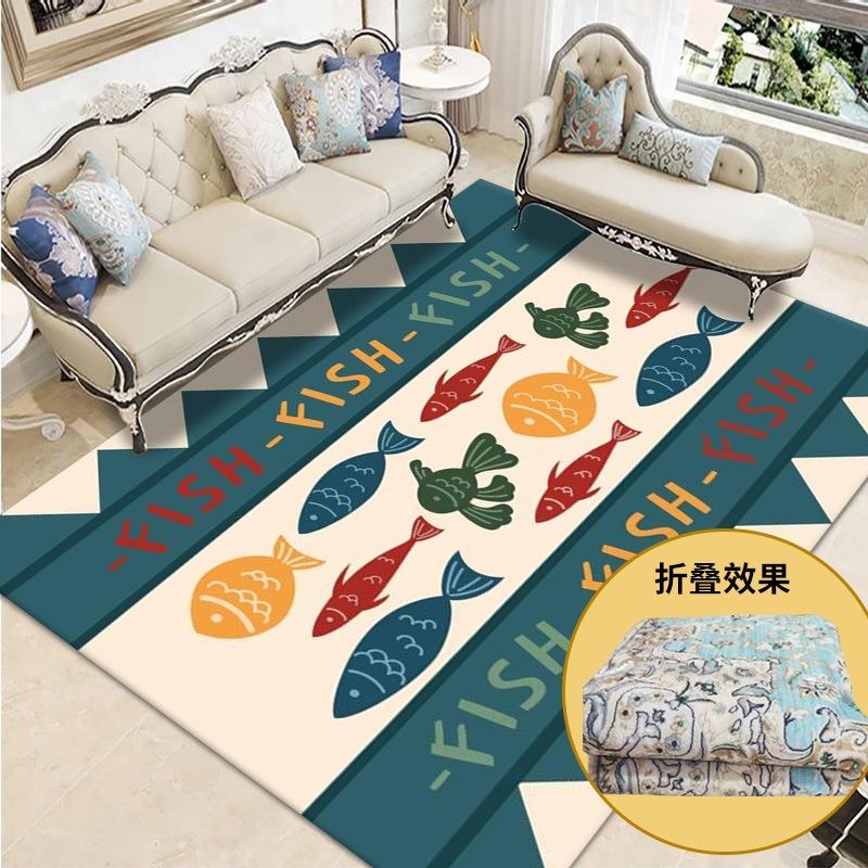 Retro Europe Persia Ethnic Style Carpet Party Living Room Sofa Bedroom Bedside Study Entrance Door Rug Non-slip Home Decor Mat