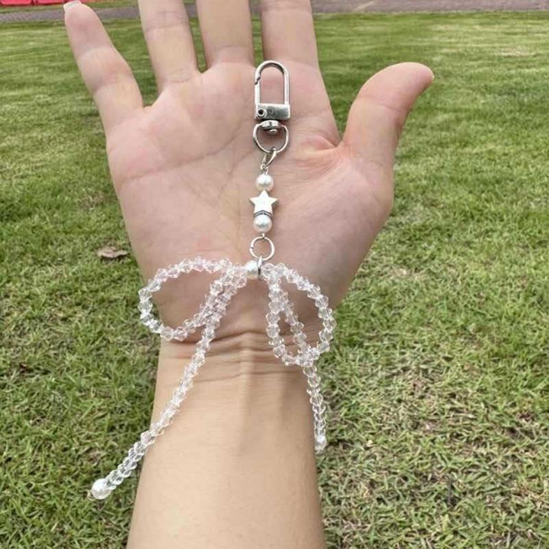 Stylish Star Keychain for Women Girls Phone Charm Cute Keyring Bag Pendant Fashion Accessory for Bag Purse Backpack