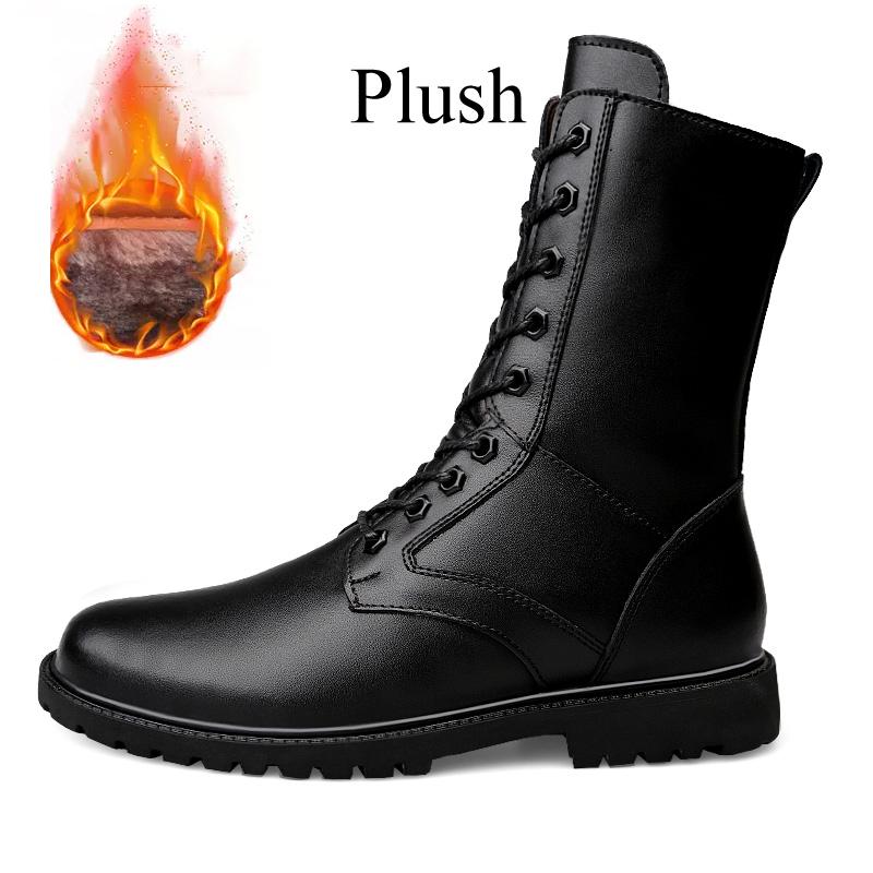 Herenwinterlaarzen van leer, comfortabel voor dagelijks gebruik, gemaakt van duurzaam materiaal van goede kwaliteit, stijlvol design en geschikt voor diverse gelegenheden.