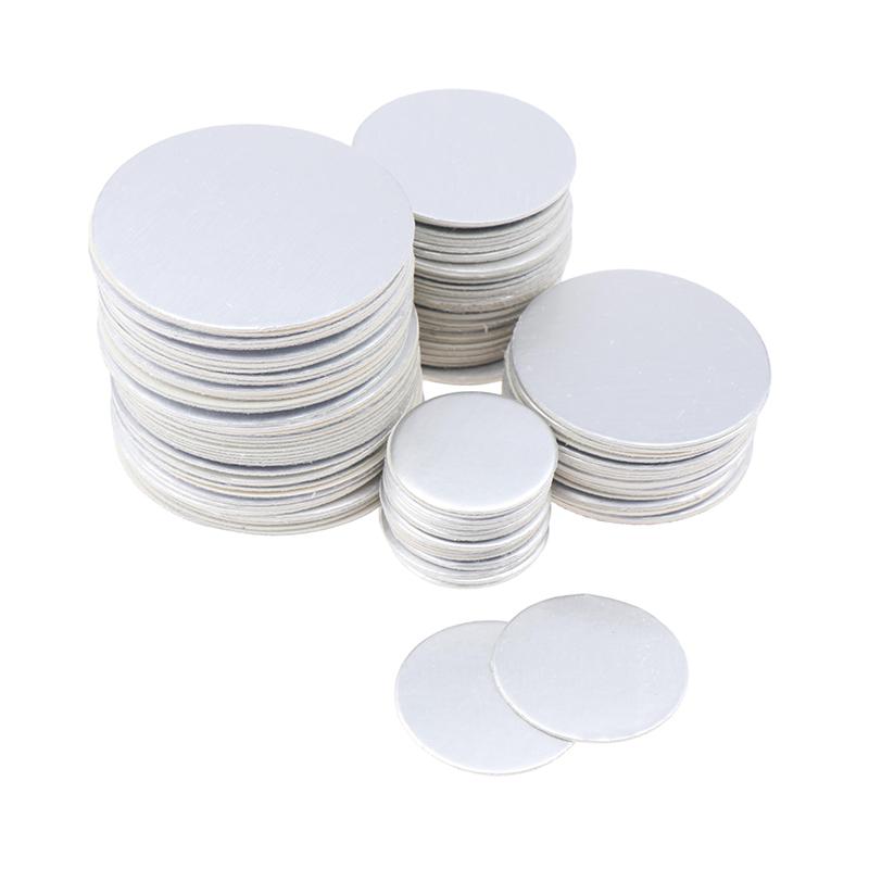 200Pcs Seal Cap Lining Tamper Resistant Pet Electromagnetic Aluminum Foil Induction Gasket For Cosmetic Jar Bottle Pot 20Mm-82Mm
