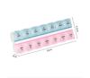 1PC 4 Row 28 Squares Weekly 7 Days Tablet Pill Box Holder Medicine Storage Organizer Container Case
