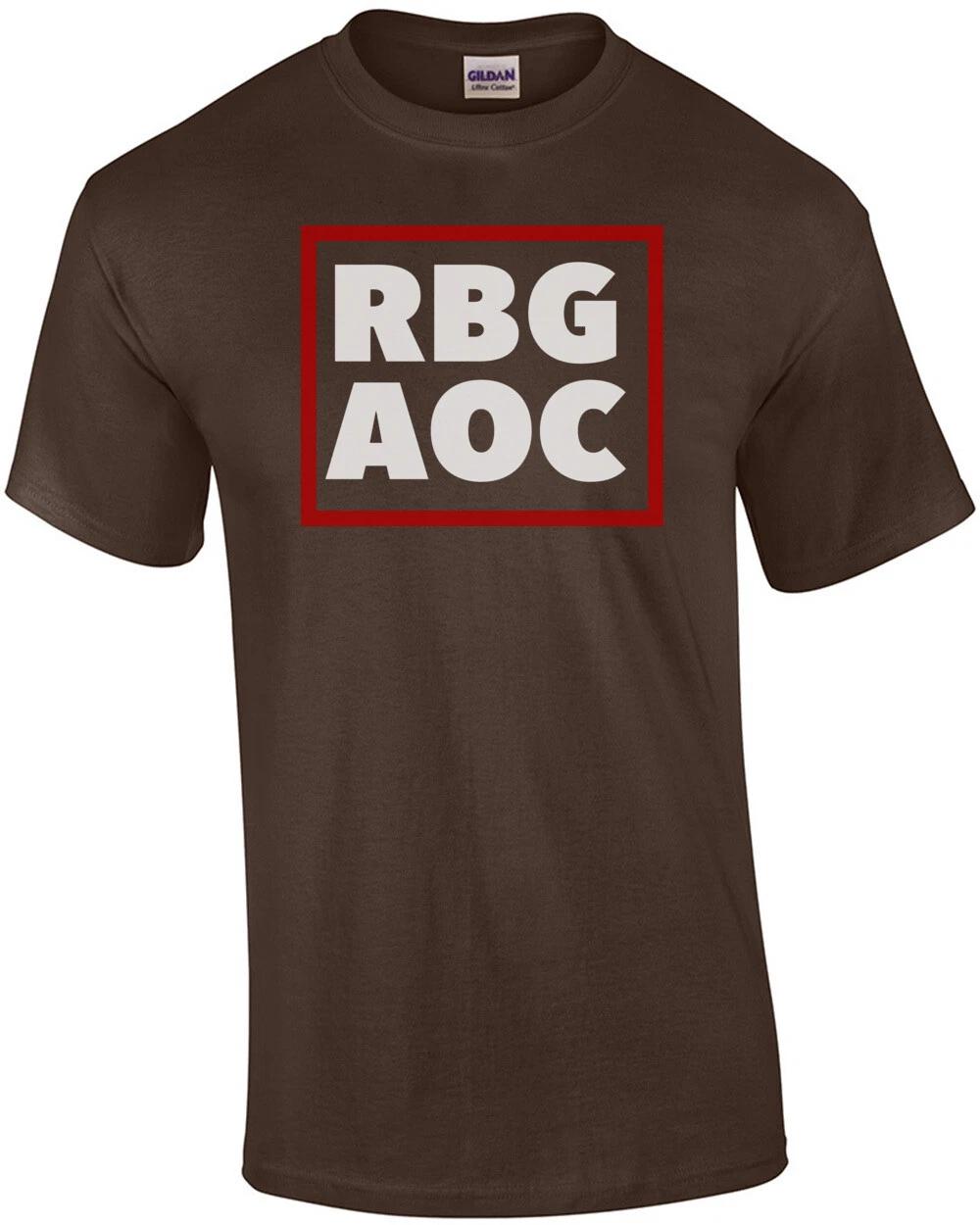 RBG - AOC - Alexandria Ocasio-Cortez - Ruth Bader Ginsburg - T-Shirt - Electi... L