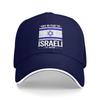 Sommer Lässige Baseballkappe Make Israel Great Again Jagd Camping Truckerhut Für Paar Damen Heißer Verkauf Mode Snapback Kappe