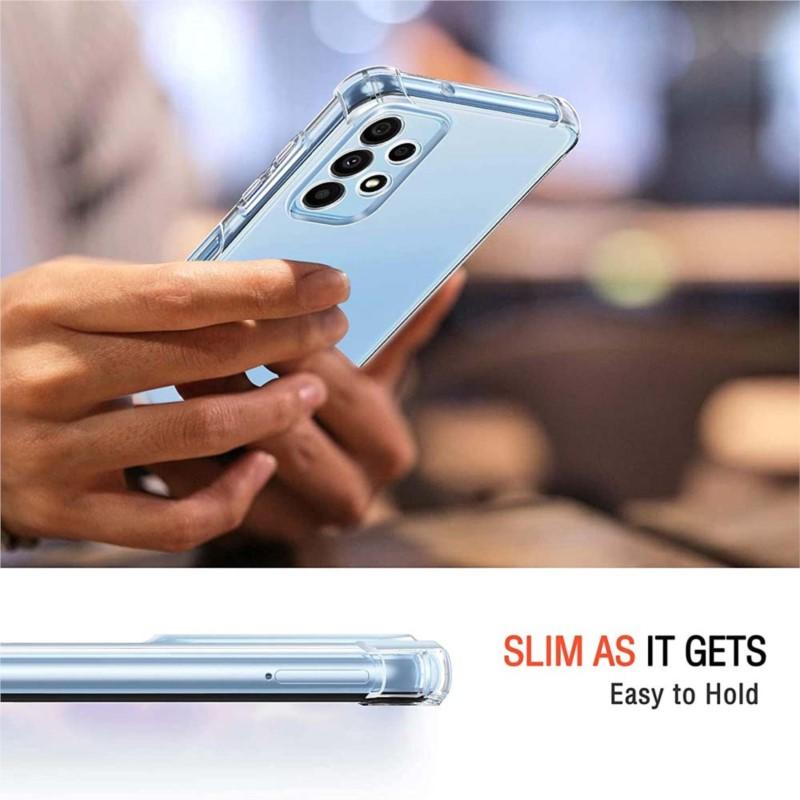Plain AirBag Shockproof Clear Case for Samsung A52 A72 A12 A13 A23 A33 A53 A73 A04 A04S A14 A24 A34 A54 A22 A32 5G Cover