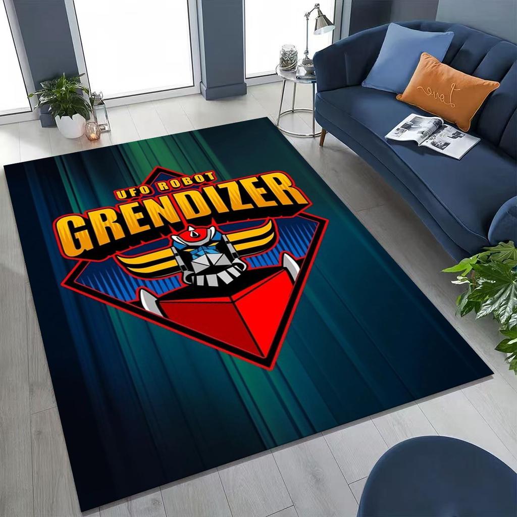 2026 New UFO Robot Grendizer U Cartoon Rug for Bedroom Living Room Sofa Home Doormat Decor,Large Kids Play Non-slip Floor Mat