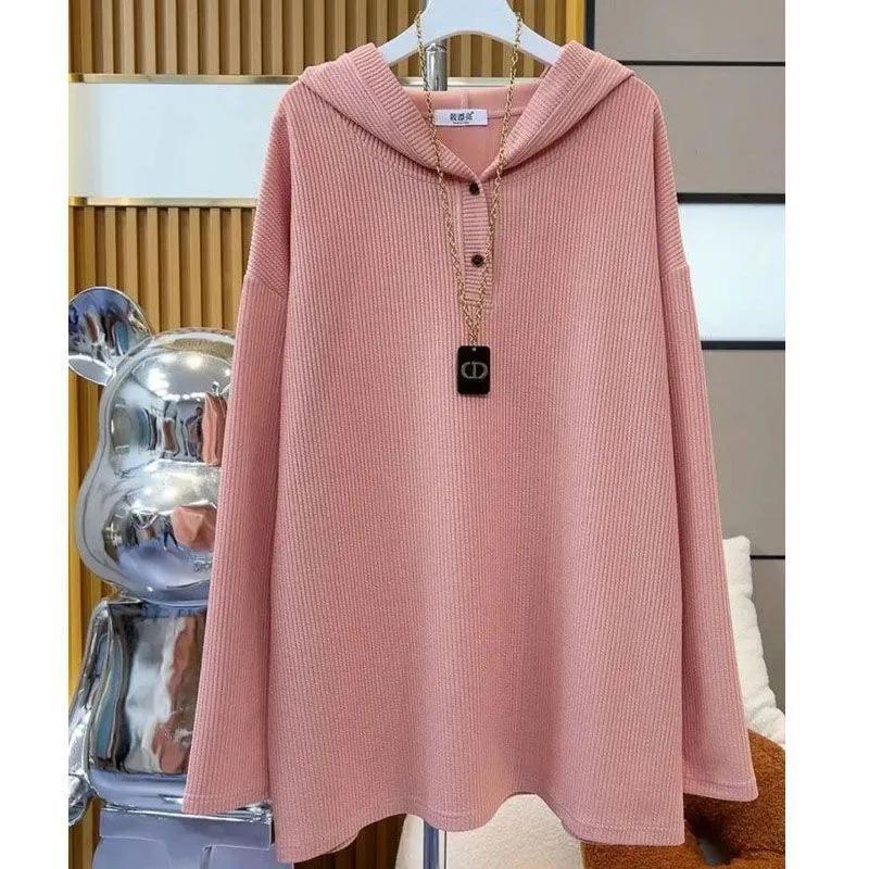 Sweatshirt for Women Oversize Hooded Thickened Loose Casual Pullover Long Sleeve Winter Sweatshirt Top