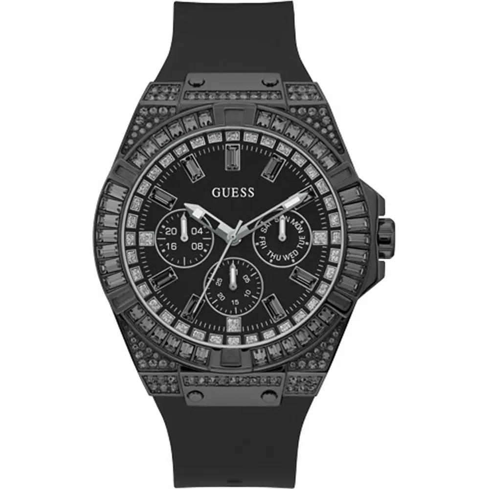 GUESS Zeus Black Stainless Steel Men s Quartz GW0208G5 чёрный