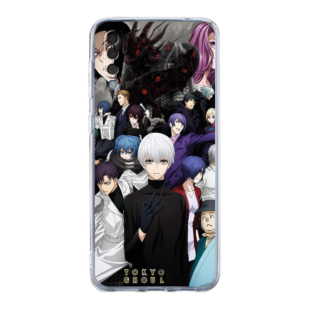 Anime Tokyo Ghoul Pouzdro na telefon Pro Samsung Galaxy A12 A50 A70 A20 A30 A40 A20E A10 A10S A20S A02S A22 A32 A52S A72 5G Průhledný kryt