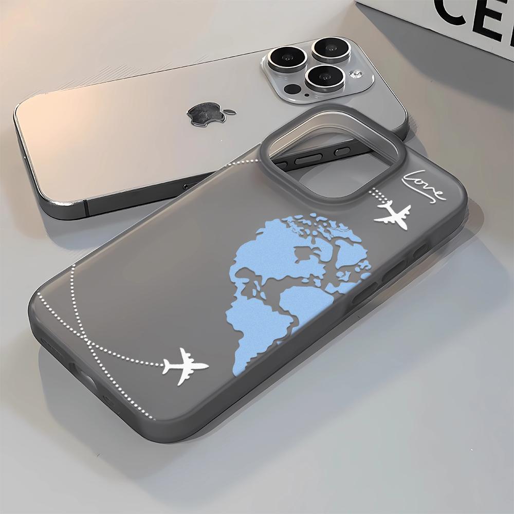 Global Aviation Phone Case For Iphone 17 17air 16 15 14 13 12 11 8 7 Pro Max Mobile Protective Case Soft Funda Cover