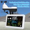 Weather Station with Outdoor Sensor Indoor Outdoor Thermometer with 7.5-inch VA LCD Screen Weather