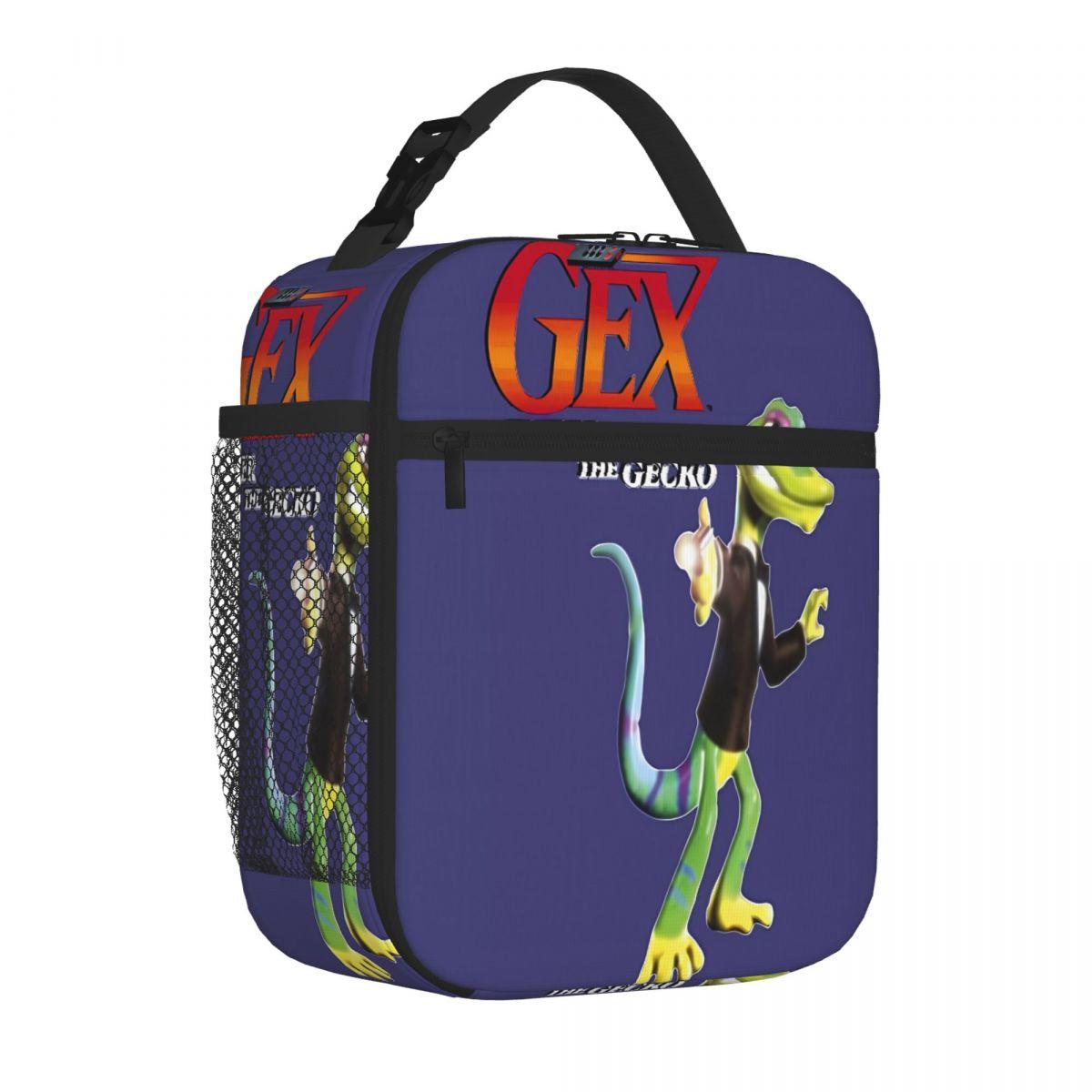 Bestselling Gex Enter The Gecko Oxford Cloth Compact Lunch Bag Staff Lunch Small Lunch Bag One Size