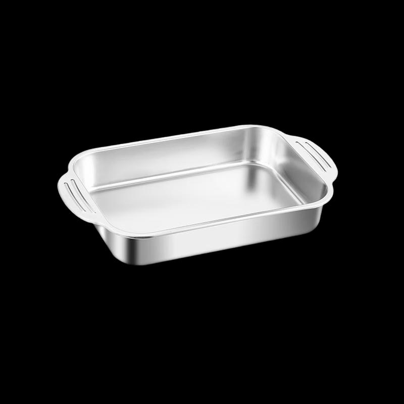 Lin Pan Stainless Steel Rectangular Deep Roasting Tray