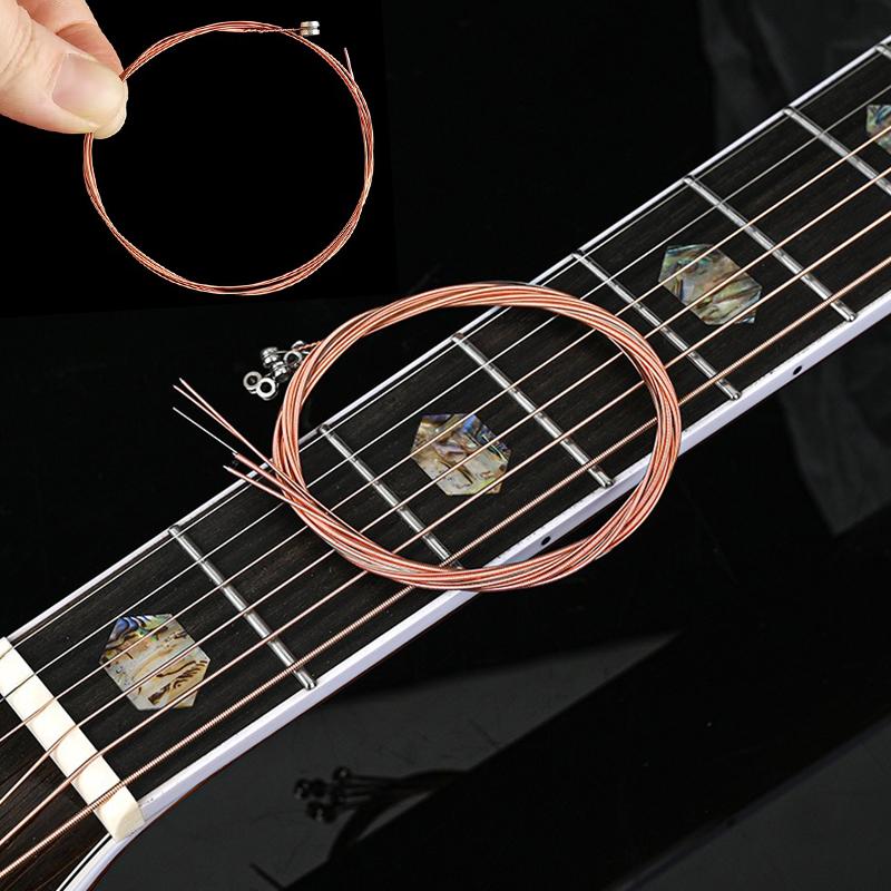 Copper Guitar Strings with 3 IN 1 Guitar String Change Tool Multifunction Replacement Parts Set Musical Instrument Accessory ZYF