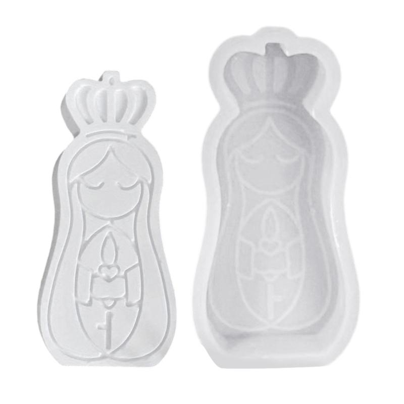 

Silicone Couple Candle Molds For DIY Crafts Christmas Decorations Holiday Gift Making With Smooth Surfaces