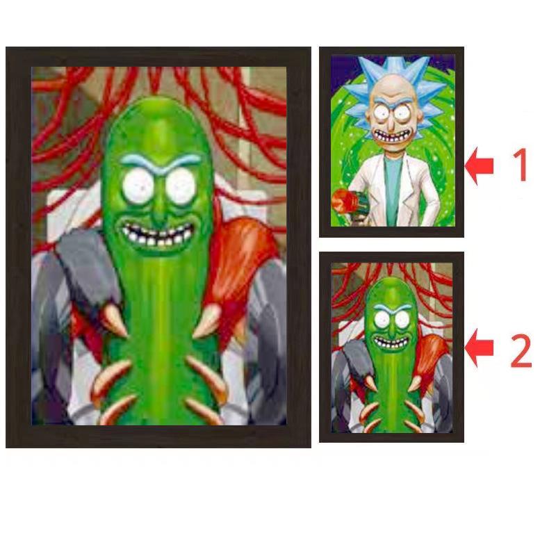 Hello Kitty & One Piece 3D Lentikulärt Pokemon-affisch