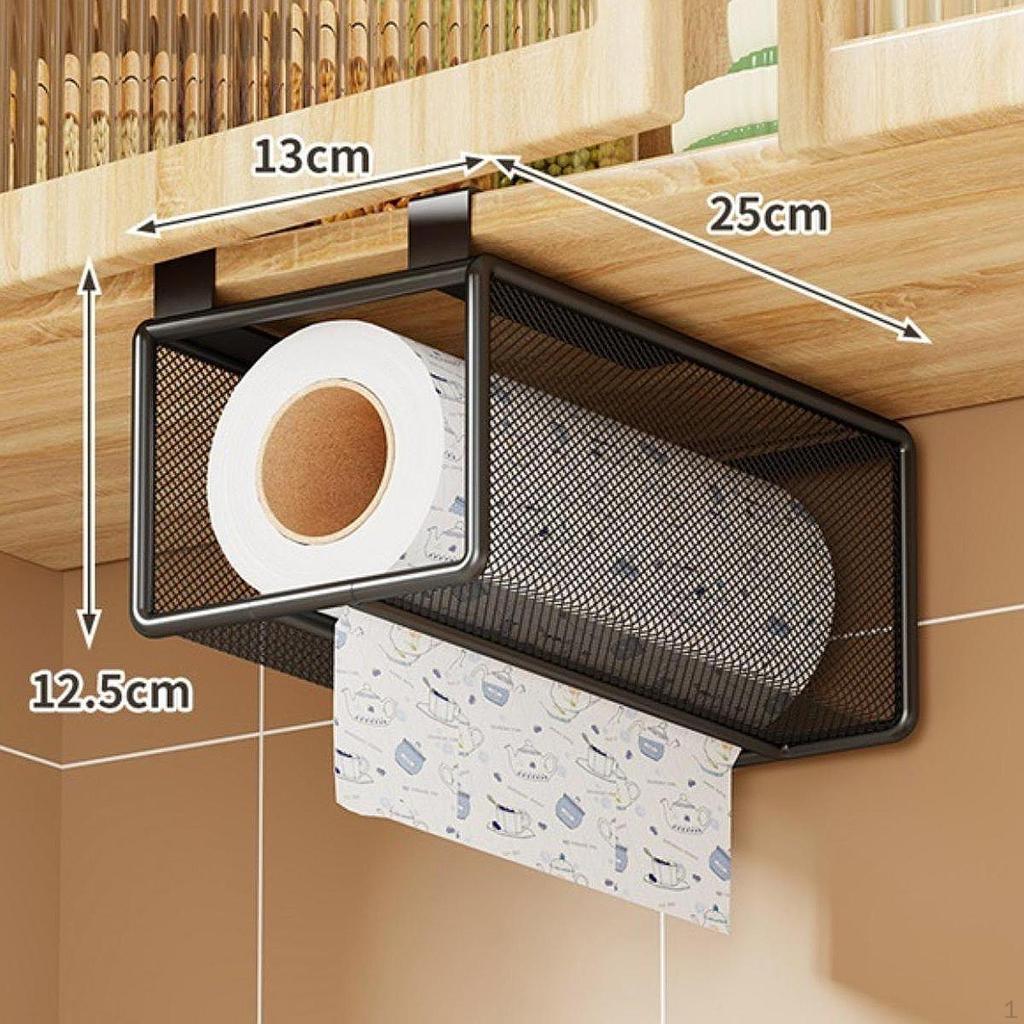 Kuchyňský držák na papírové utěrky Závěsný na skříňku Úspora místa, Stojan na papírové utěrky pro komerční použití