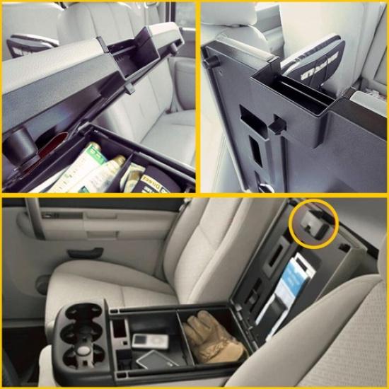 Center Console Armrest Fits Chevy Silverado Lid Latch 1500 2500 Tahoe HD Yukon