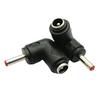 Tragbarer DC5521 Buchse auf DC3.5x1.35mm Stecker Konverter Adapter Winkel Umwandlungskopf für verschiedene Laptop-Marken