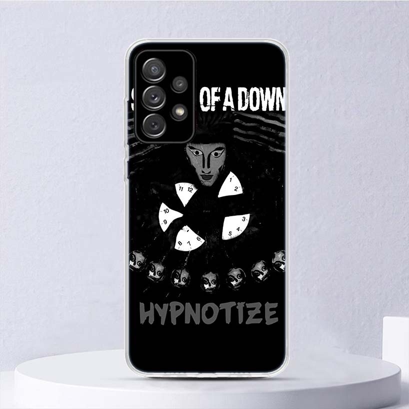 System Of A Down Soft Case For Samsung Galaxy A17 A16 A26 A36 A56 A15 A14 A13 A55 A54 A53 Phone Cover A25 A35 A24 A34 A23 A33