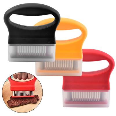 Meat Tenderizer with 48 Stainless Steel Ultra Sharp Needle Blades Rust-Free