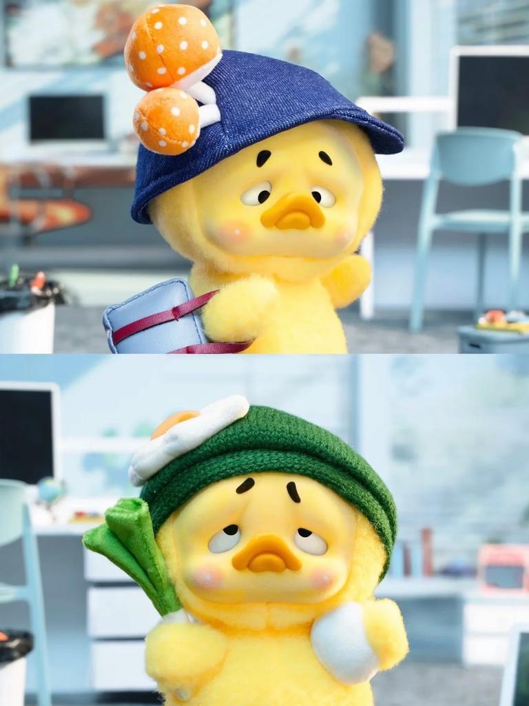 2024 Upsetduck Cute Duck Series Plush Doll Toys Kawaii Action Figure Model Dolls Toys Surprise Gifts Girl
