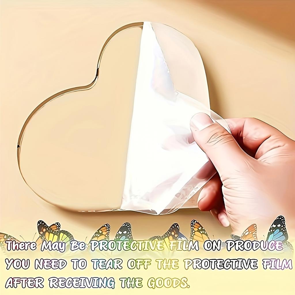 1pc Butterfly-shaped Acrylic Plaque Gift for Mom - Unique Birthday or Holiday Commemorative Gift for Home or Office Decor