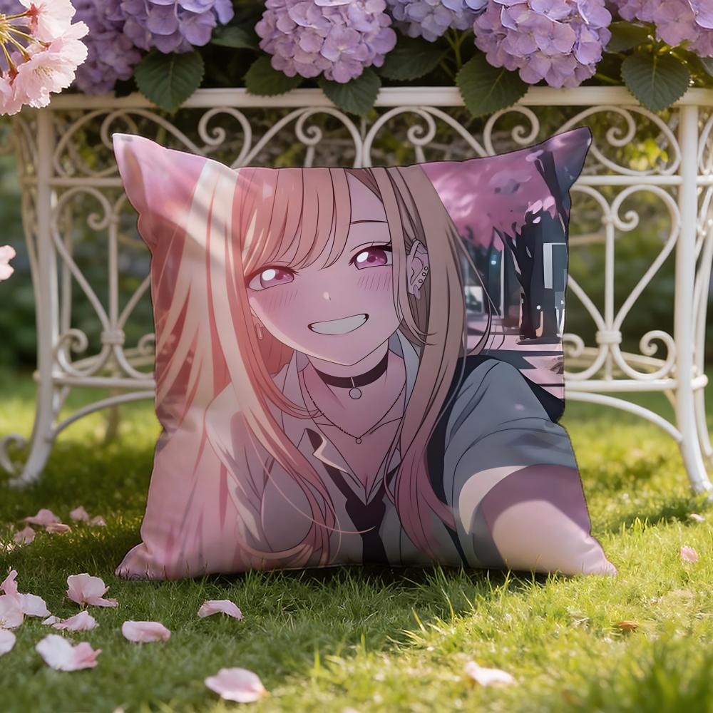 

Anime D-Dress-Up D-Darling Cushion Cover Home & Car Dual-Scene Pillow Cover: Reversible for Premium Comfort 30cmx30cm