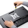 Sanwa Supply Horizontal LCD Monitor Arm Gray CR-LA2002